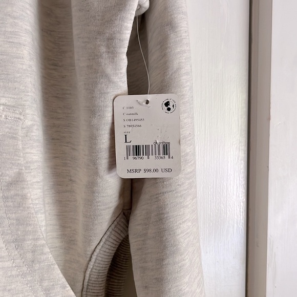 🆕 Free People Movement Hoodie Sweatshirt in Oatmilk. Size Large. - Picture 8 of 14